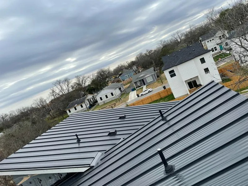 Standing seam metal roof panels with vents for Skylight Repair in Morganton